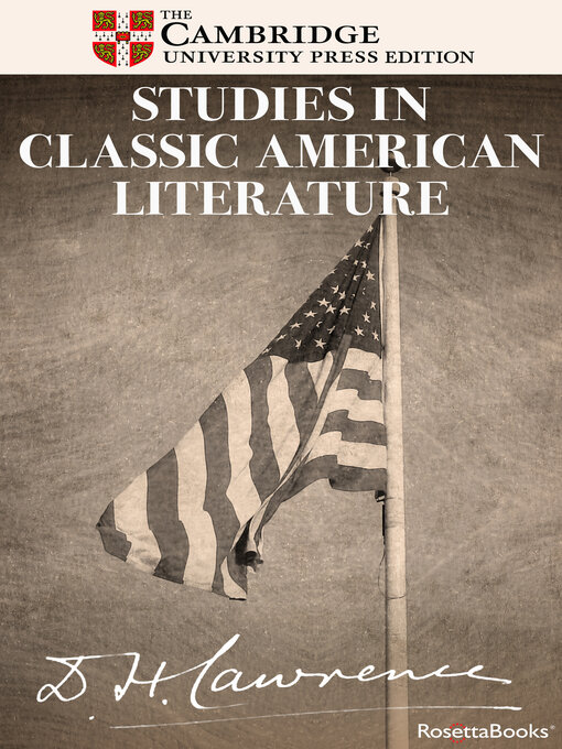 Title details for Studies in Classic American Literature by D.H. Lawrence - Available